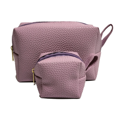 TINY BAG 15x10x6 cm Mate Litchi lila & Mini Tiny Bag 6x4.5x6 cm Mate Litchi lila
